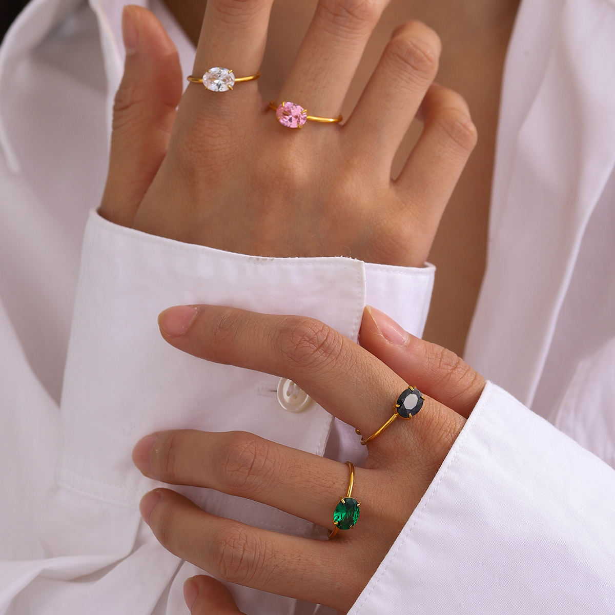 Clear Crystal Chic Ring