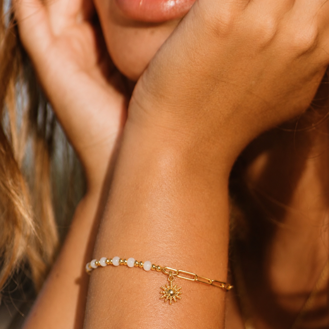 Sunshine Pearl Armband