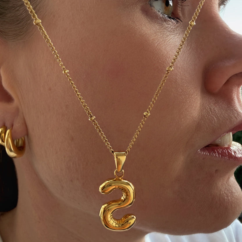 Letter Charm Necklace