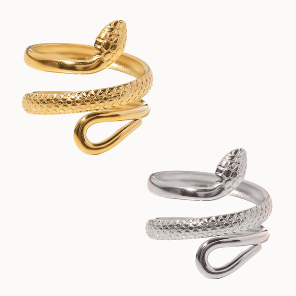 Sleek Serpent Ring
