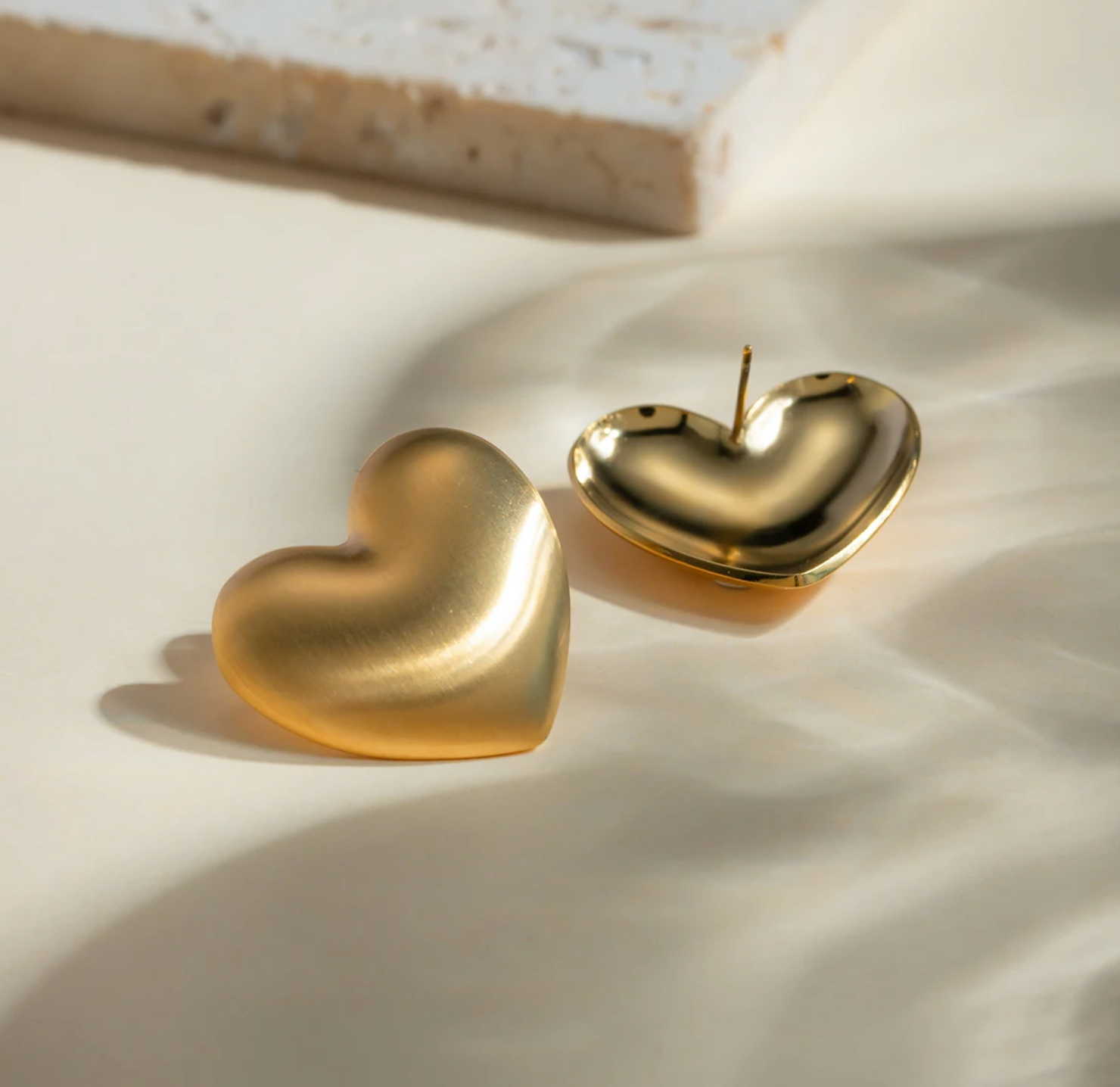 Golden Heart Ohrringe