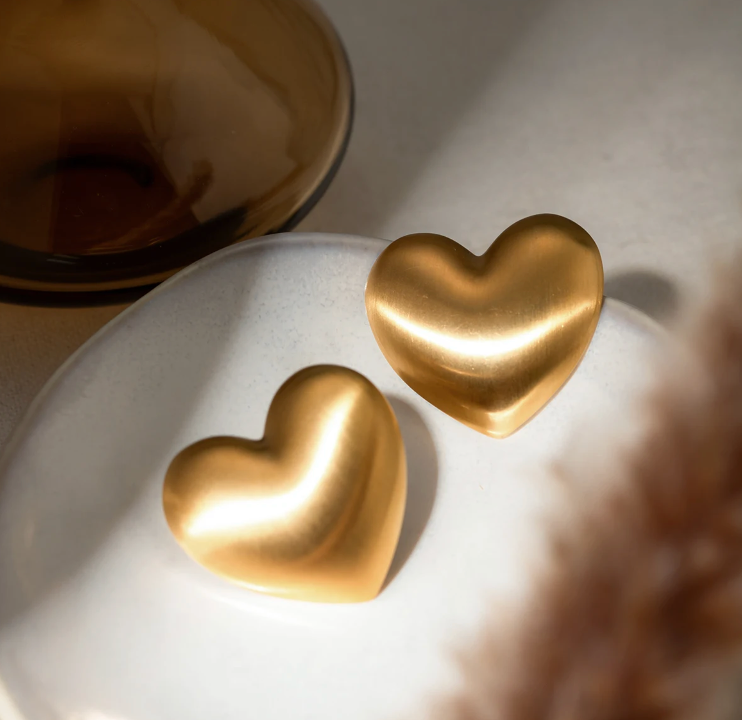 Golden Heart Ohrringe