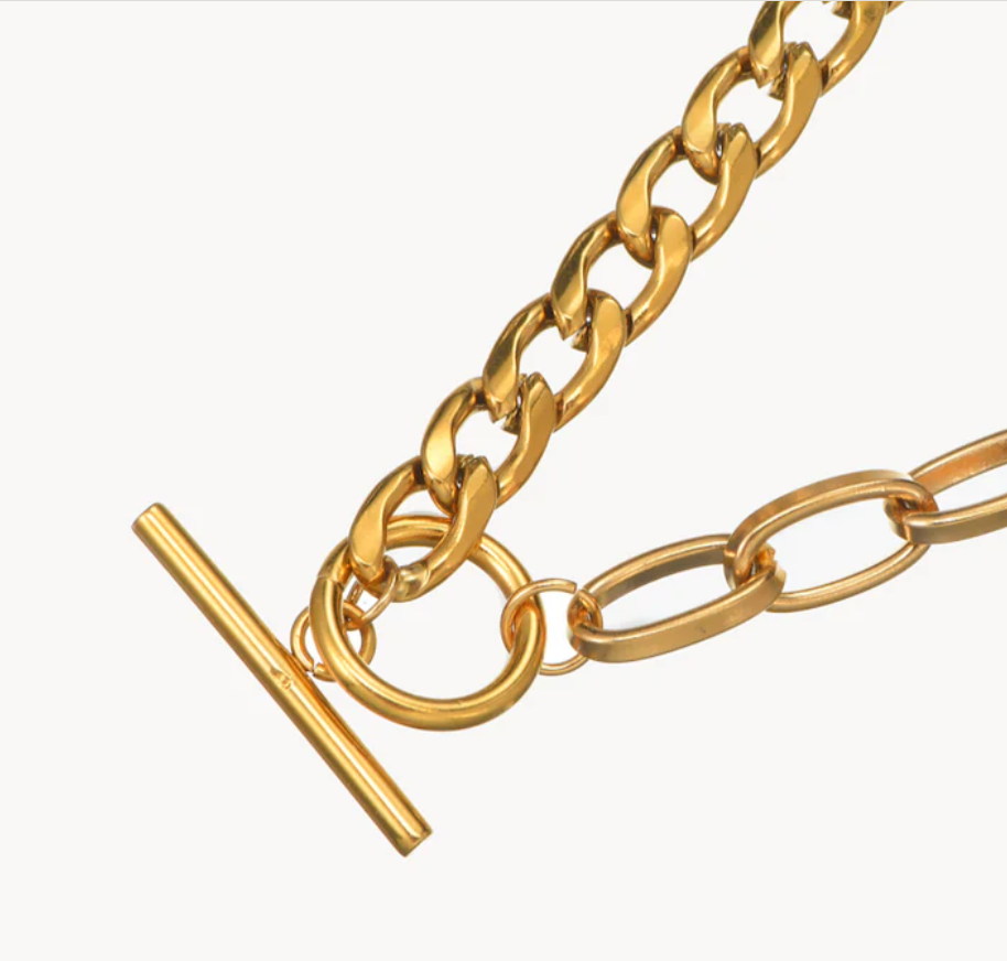 Golden Heart Gliederarmband