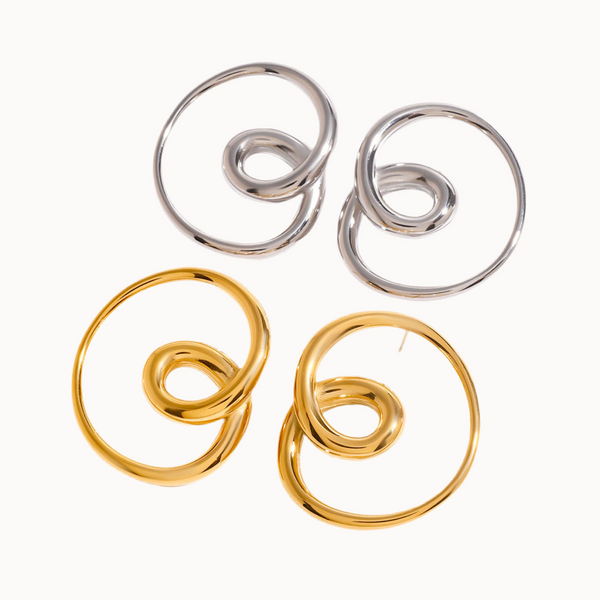 Modern Spiral Ohrringe