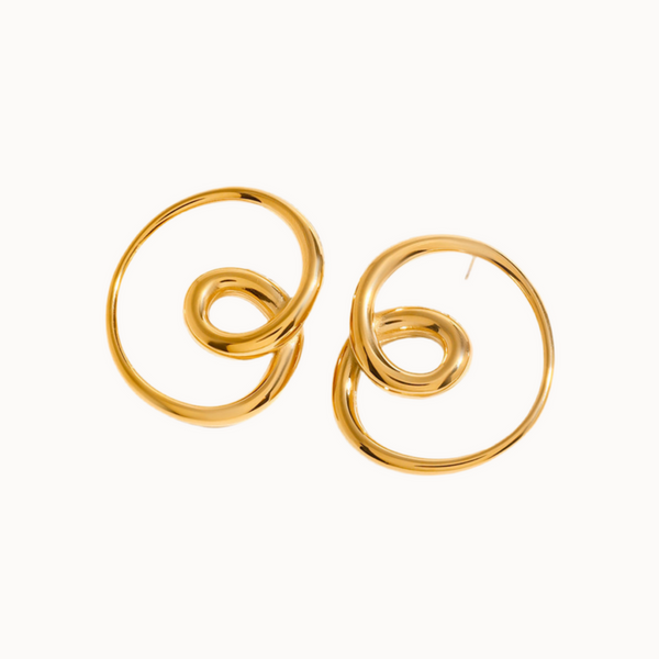 Modern Spiral Ohrringe