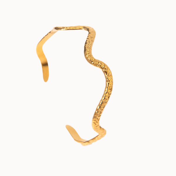 Wave Hammer Armreif