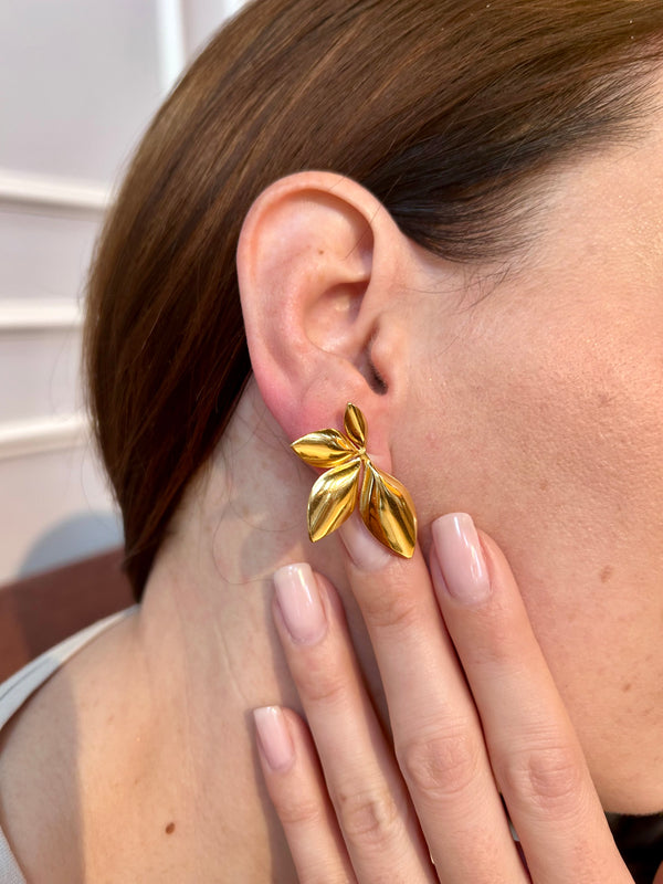 Golden Leaf Ohrringe