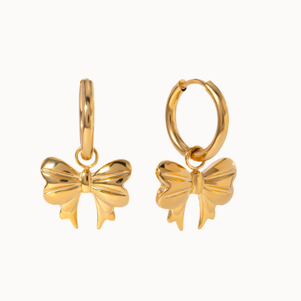 Golden Ribbon Creolen