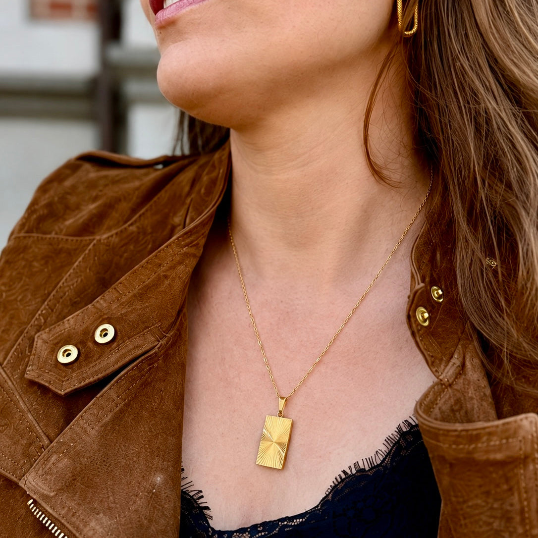Sunburst Rectangle Kette