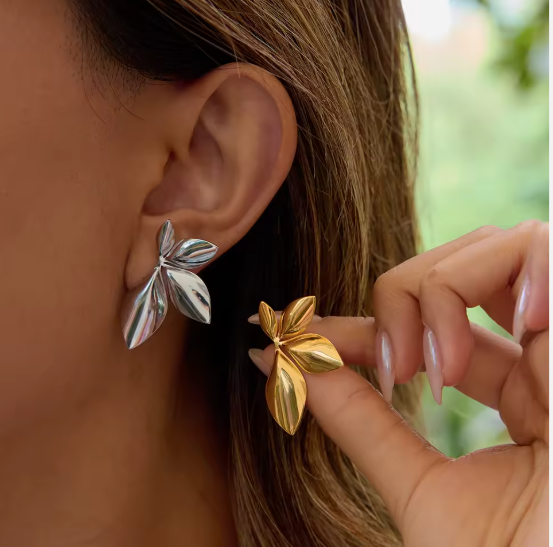 Golden Leaf Ohrringe