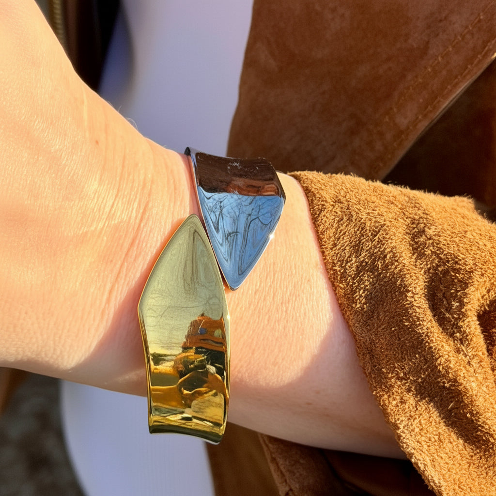 Bicolor Bold Armband