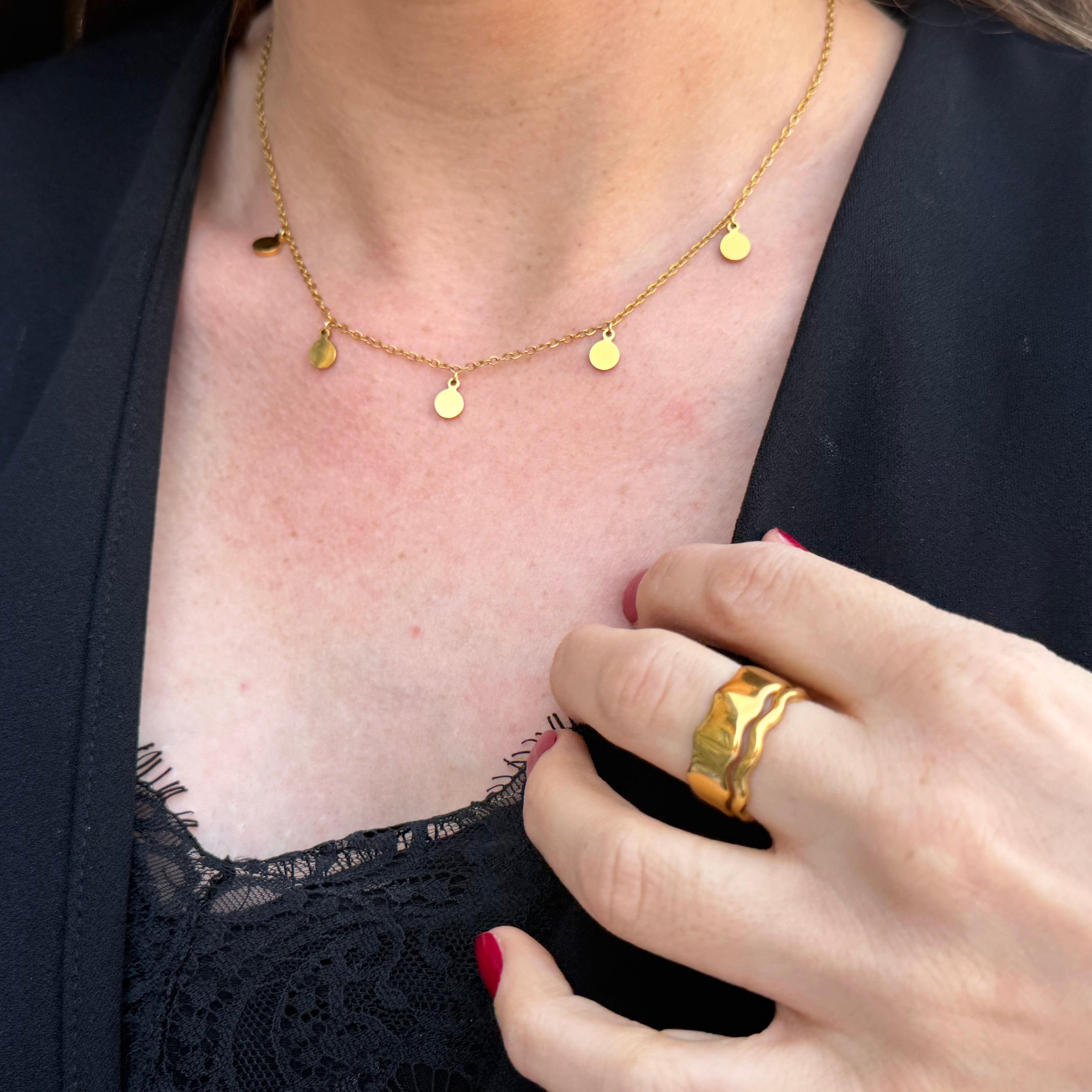 Golden Dots Kette