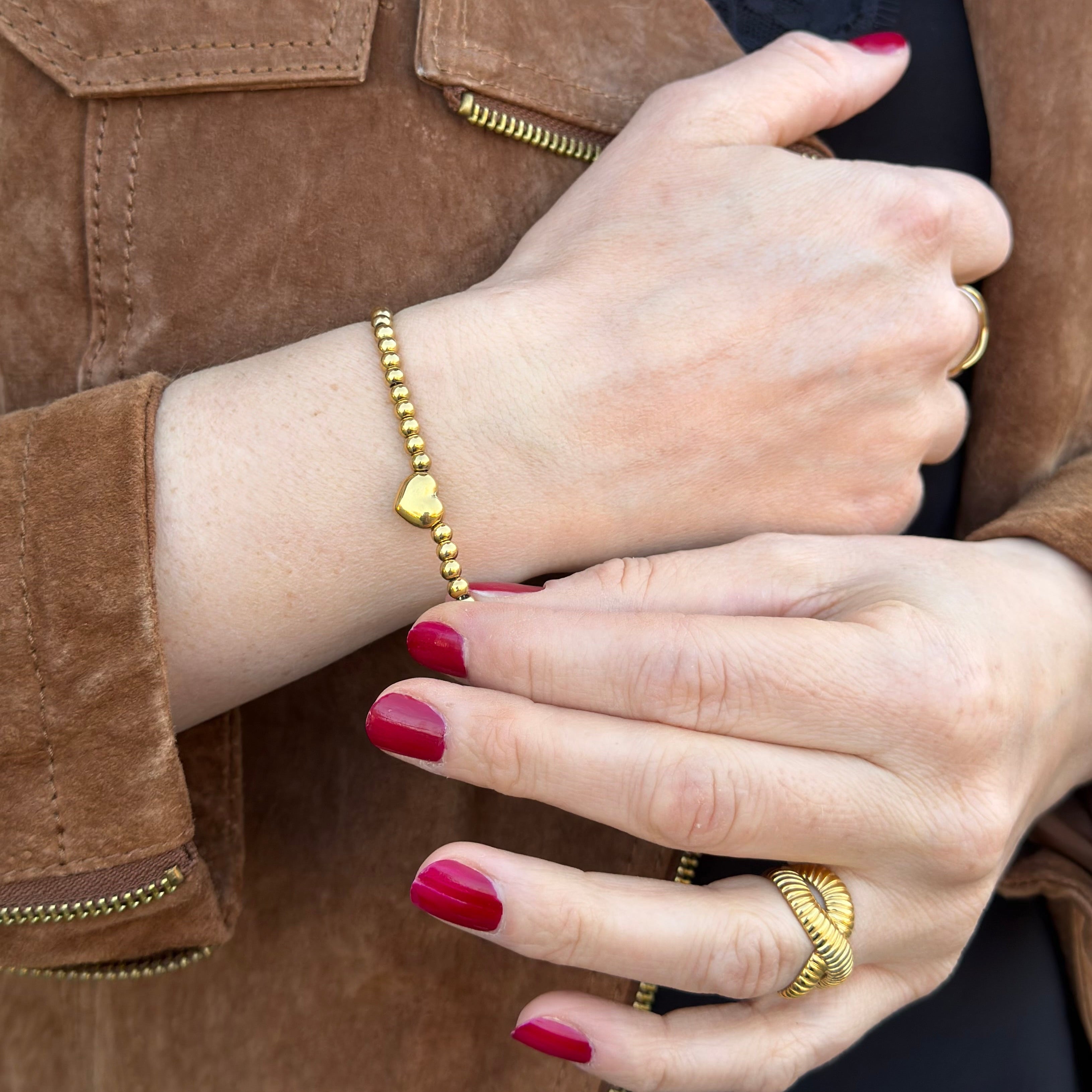 Heart Beads Armband