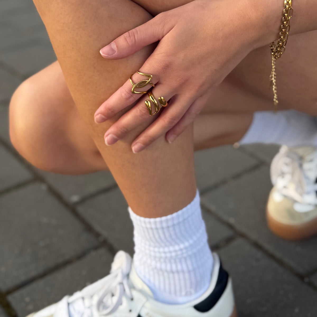 Wide Spiral Wrap Ring