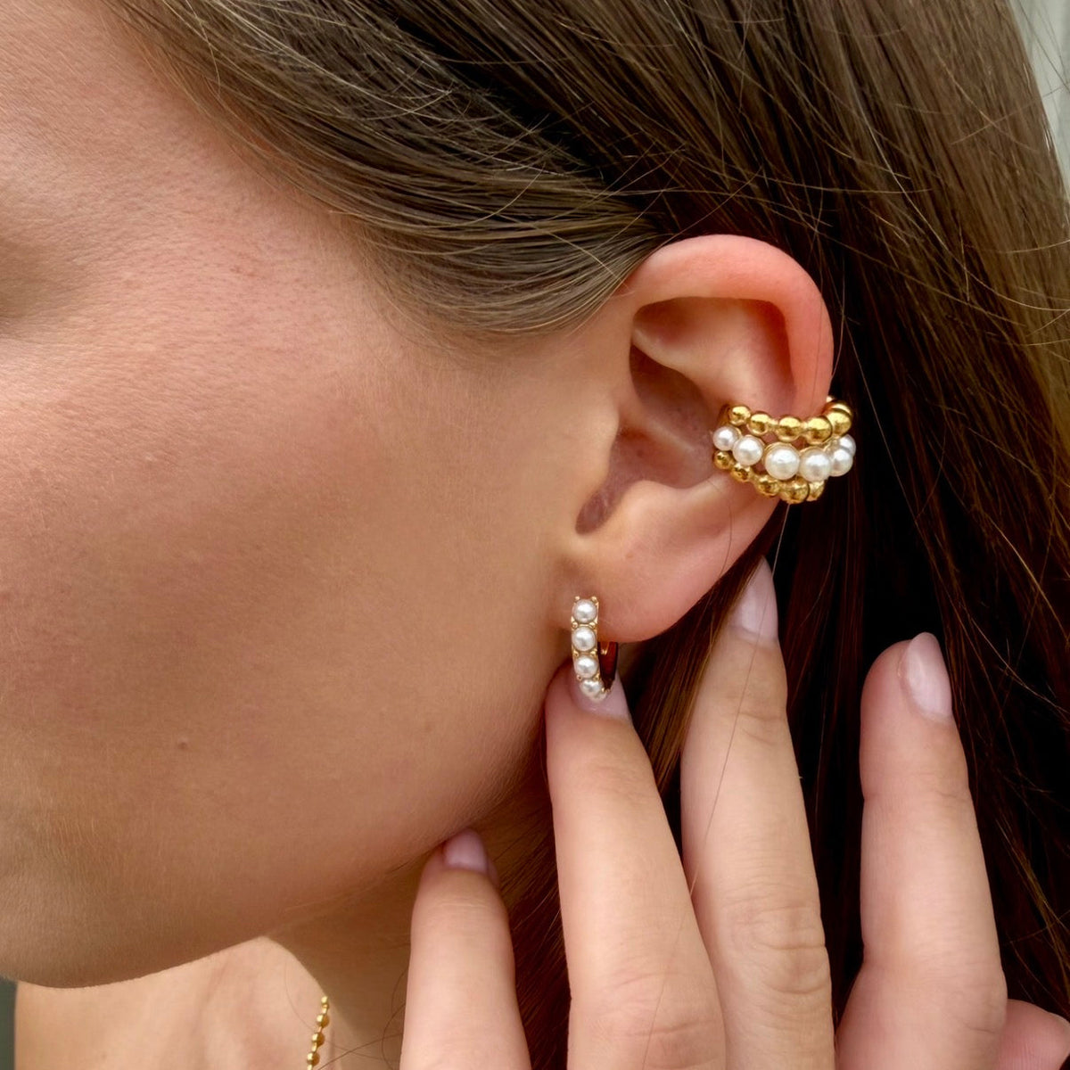 Pearl Bubble Ear Cuff