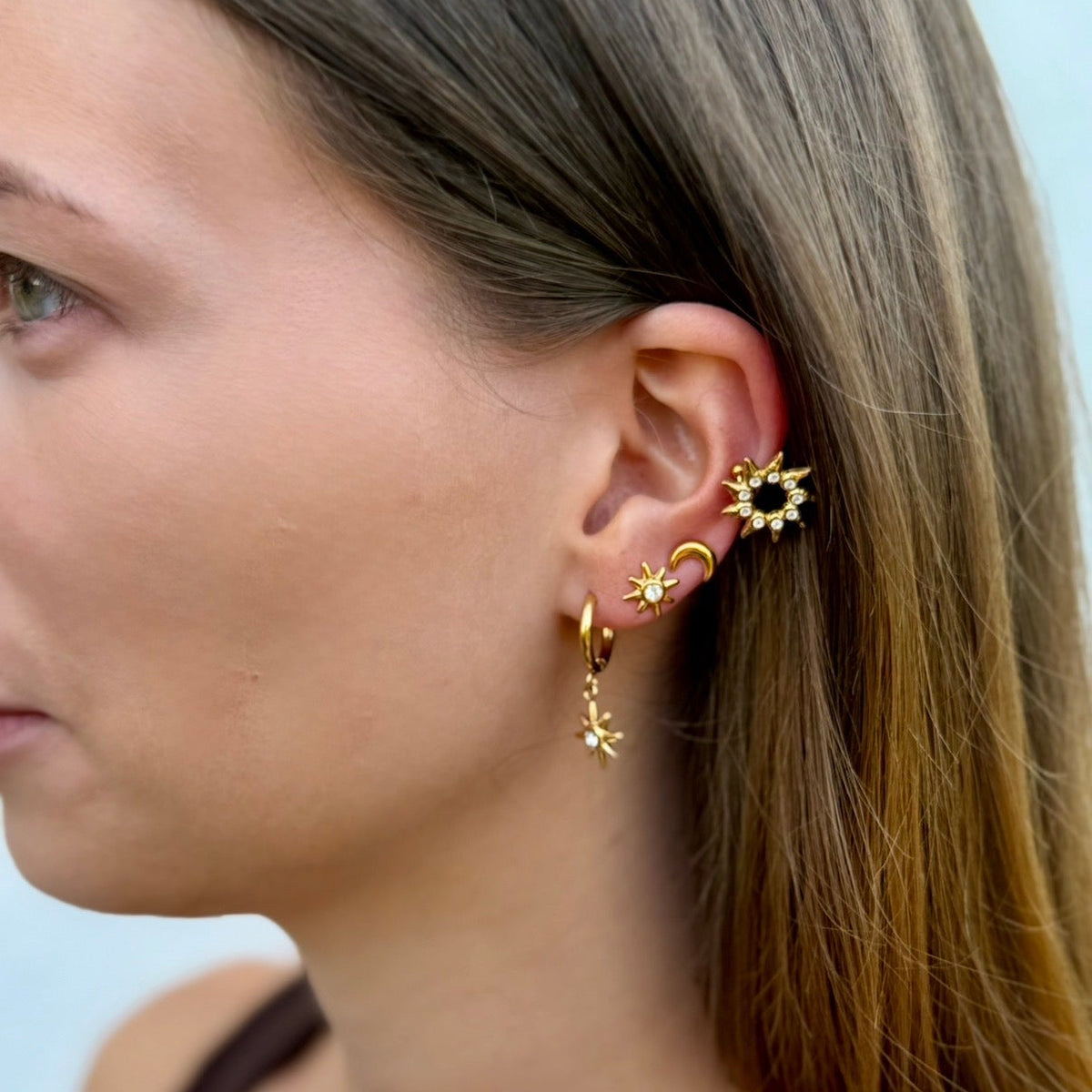 Radiant Sun Ear Cuff