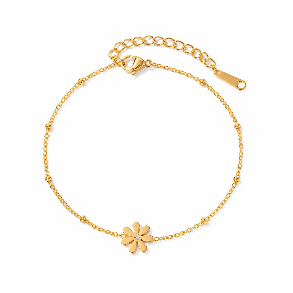 lucky clover armband kleeblatt gold edelstahl 18k