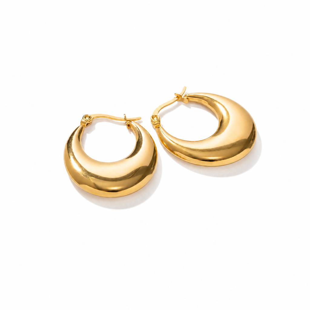 luna creolet gold edelstahl wasserfest