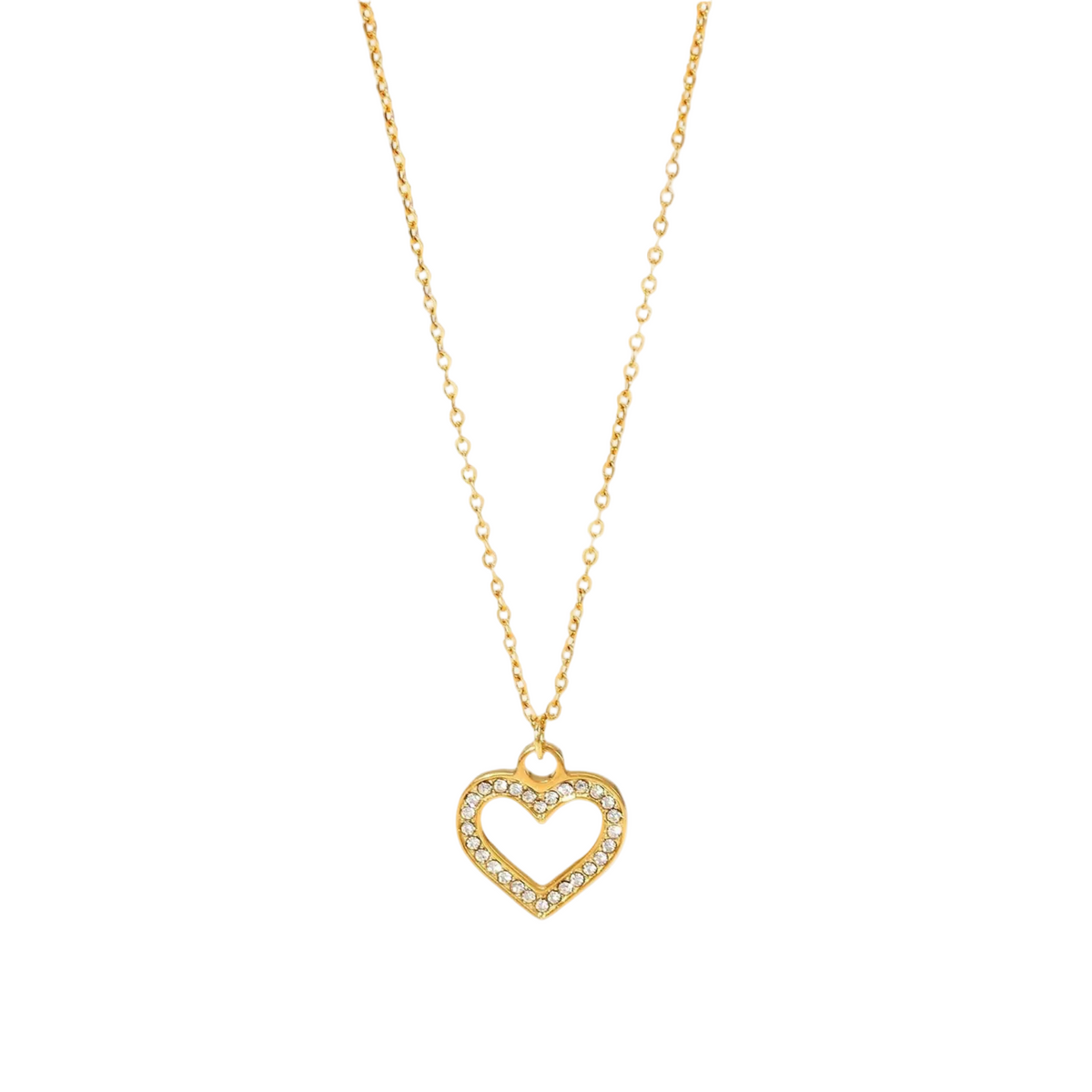 golden heartbeat kette wasserfest design