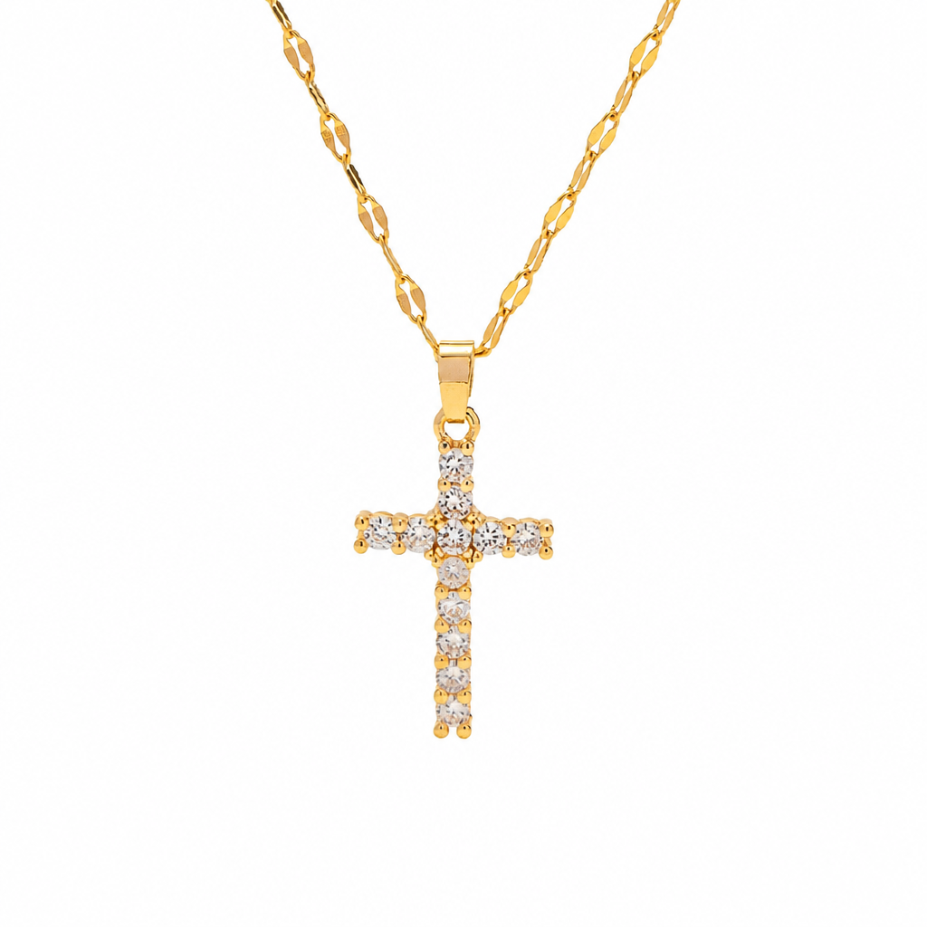 Sparkling Cross Kette