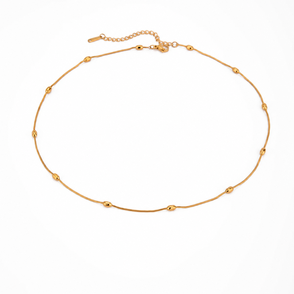 Wide Bead Necklace