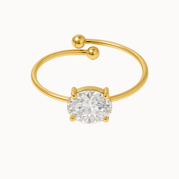 Clear Crystal Chic Ring
