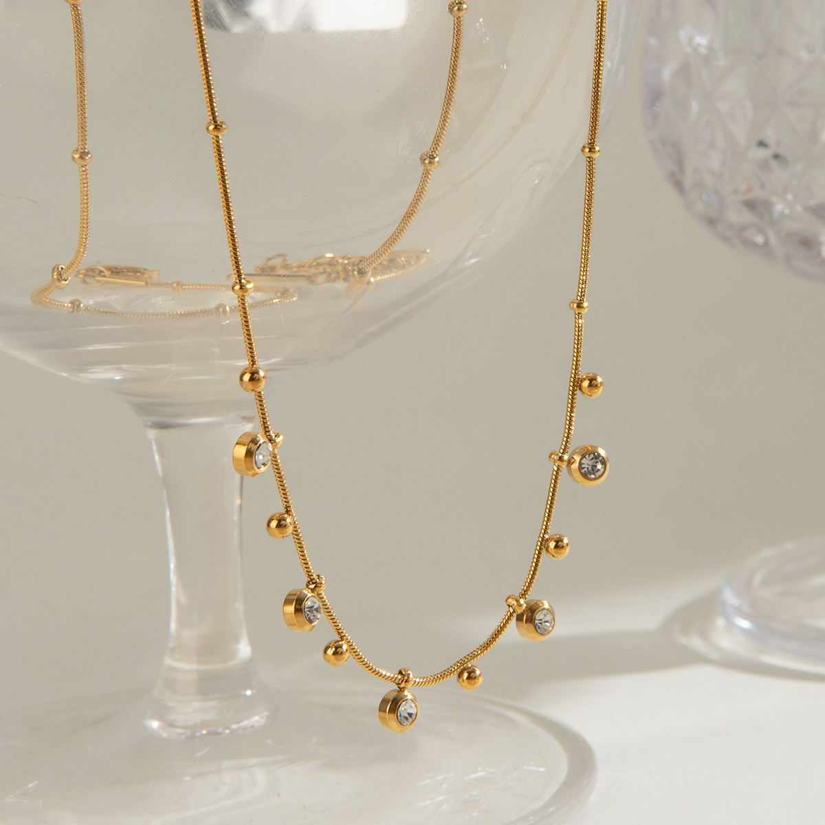 Golden Drops Kette