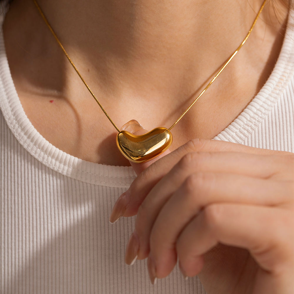 Modern Heartbeat Kette